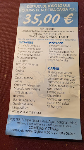 El Rincón de Pitucos menu 4